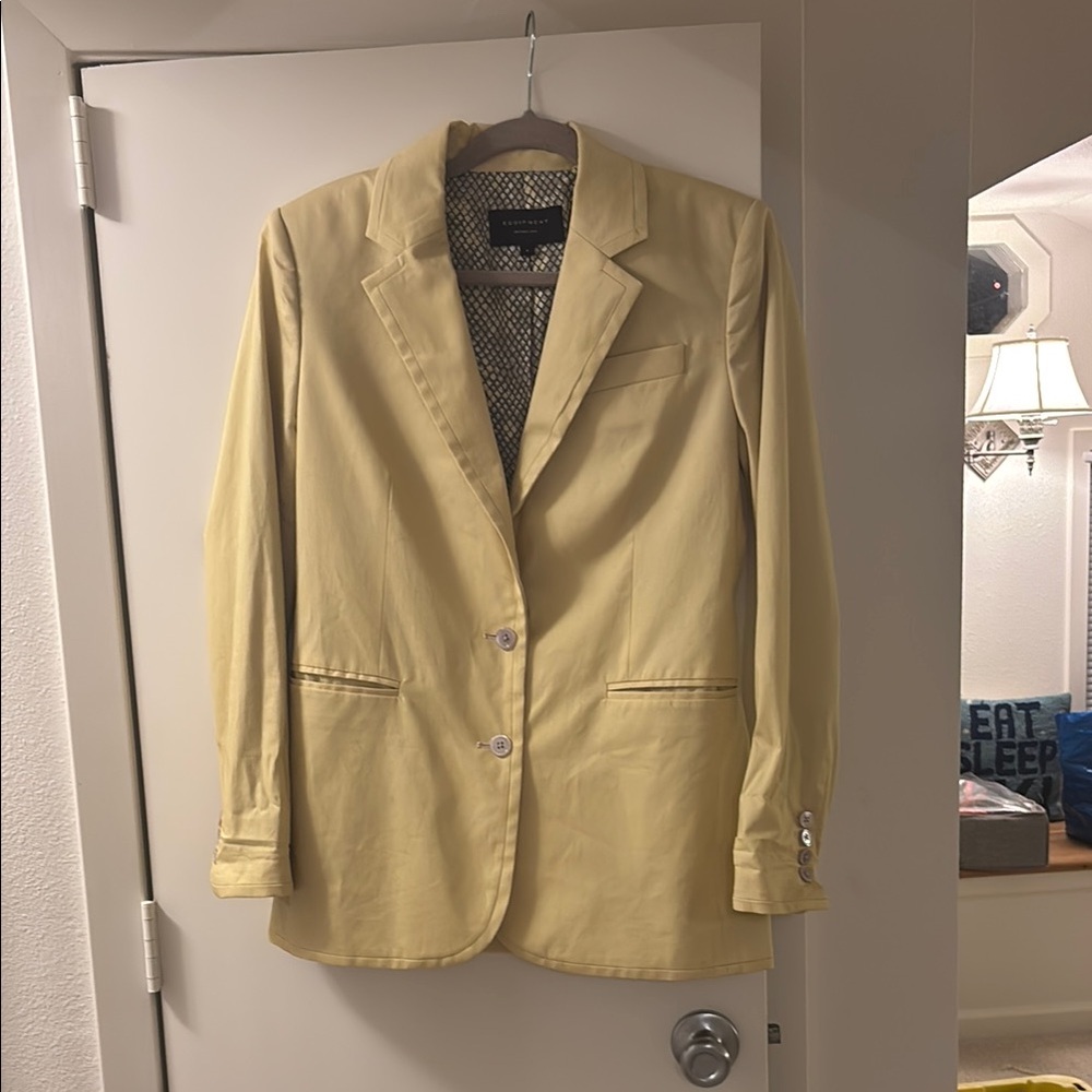 Women's Yellow Blazer